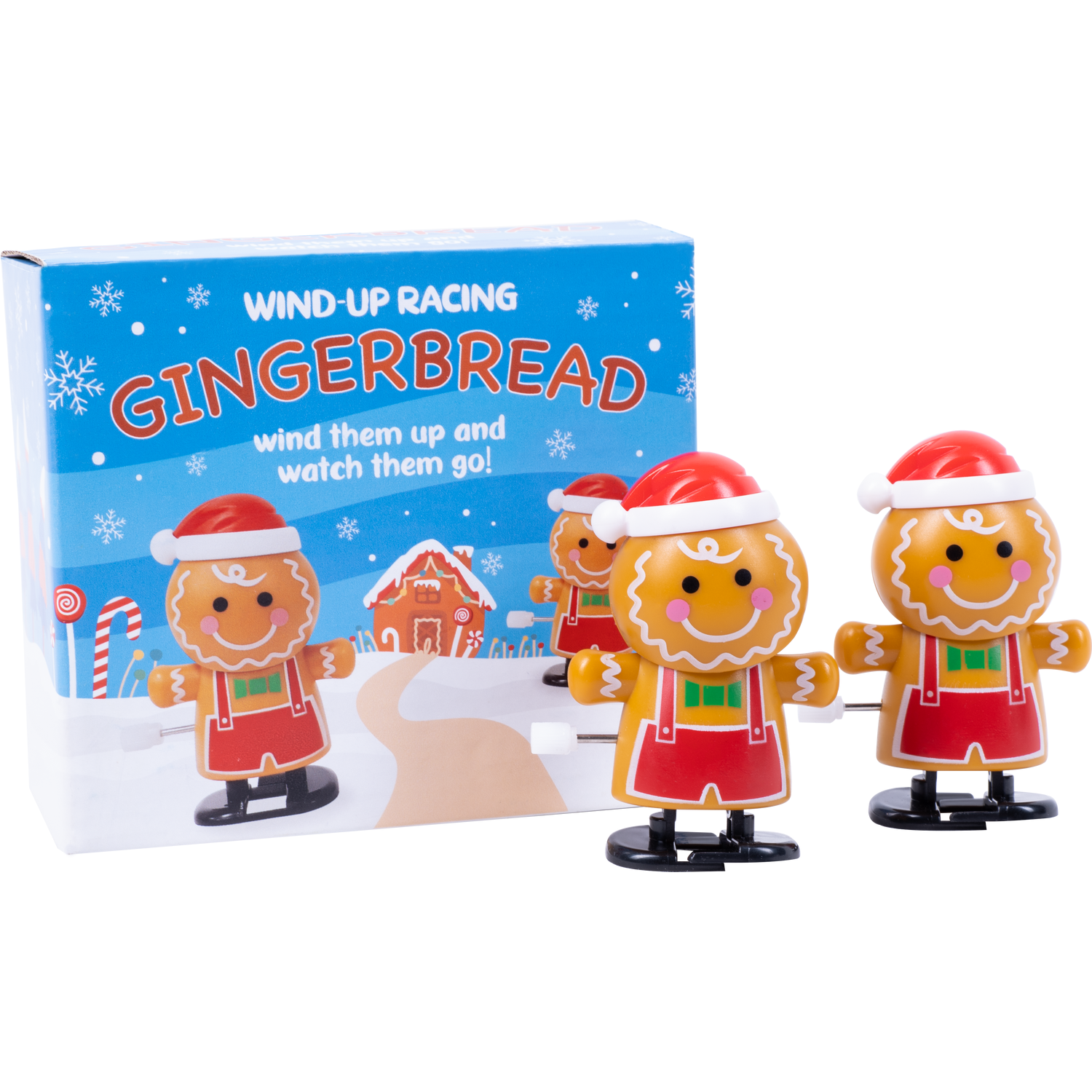 Wind-Up Racing Gingerbread Toy 2 Pack Image 3
