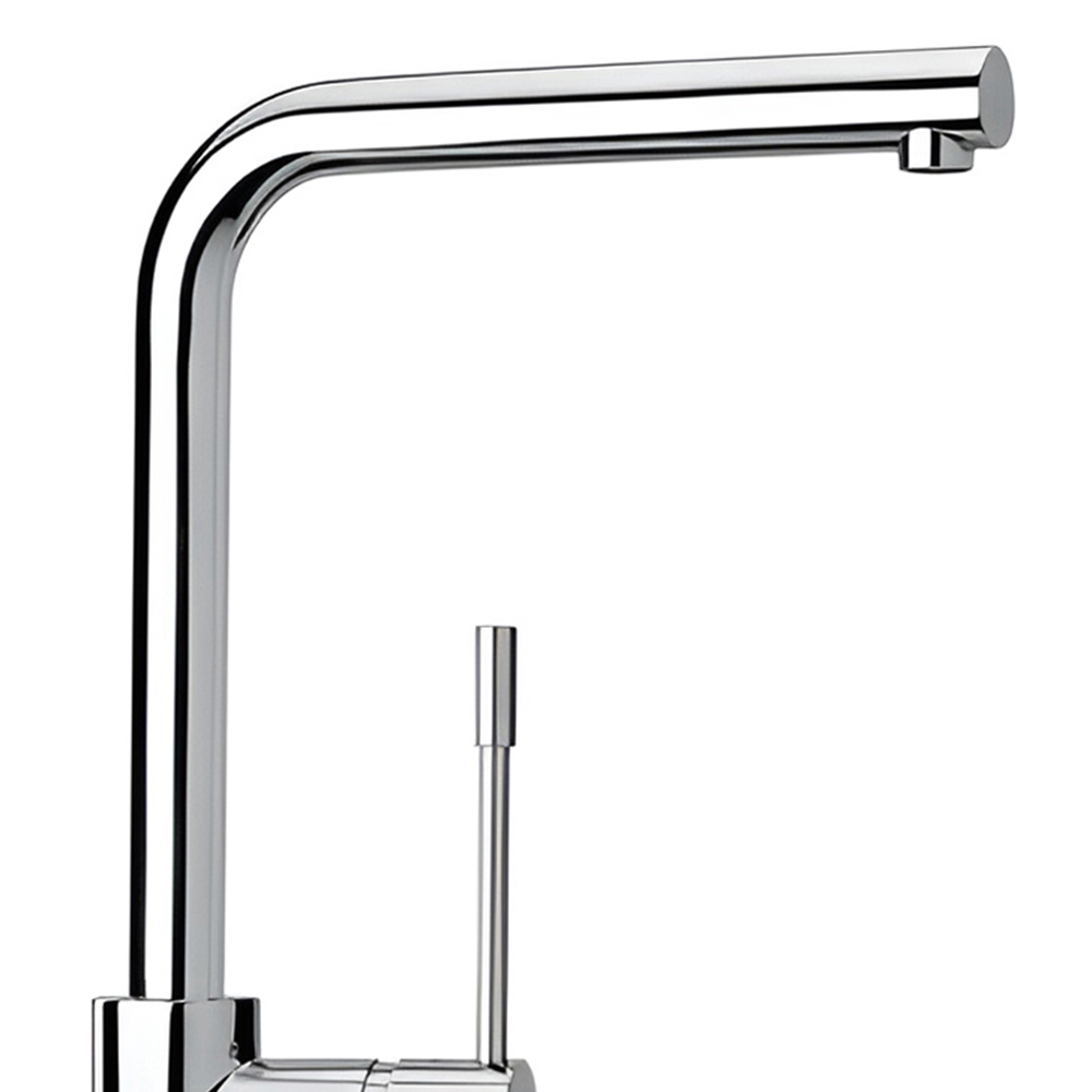 Piralla Vox 572 A90 Polished Chrome Single Side Lever Swivel Spout Kitchen Tap Image 2