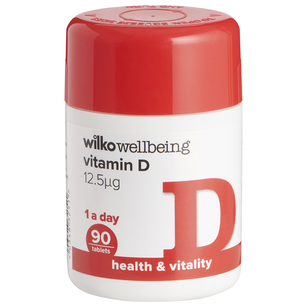 Wilko Vitamin D Tablets 90 pack Image 1