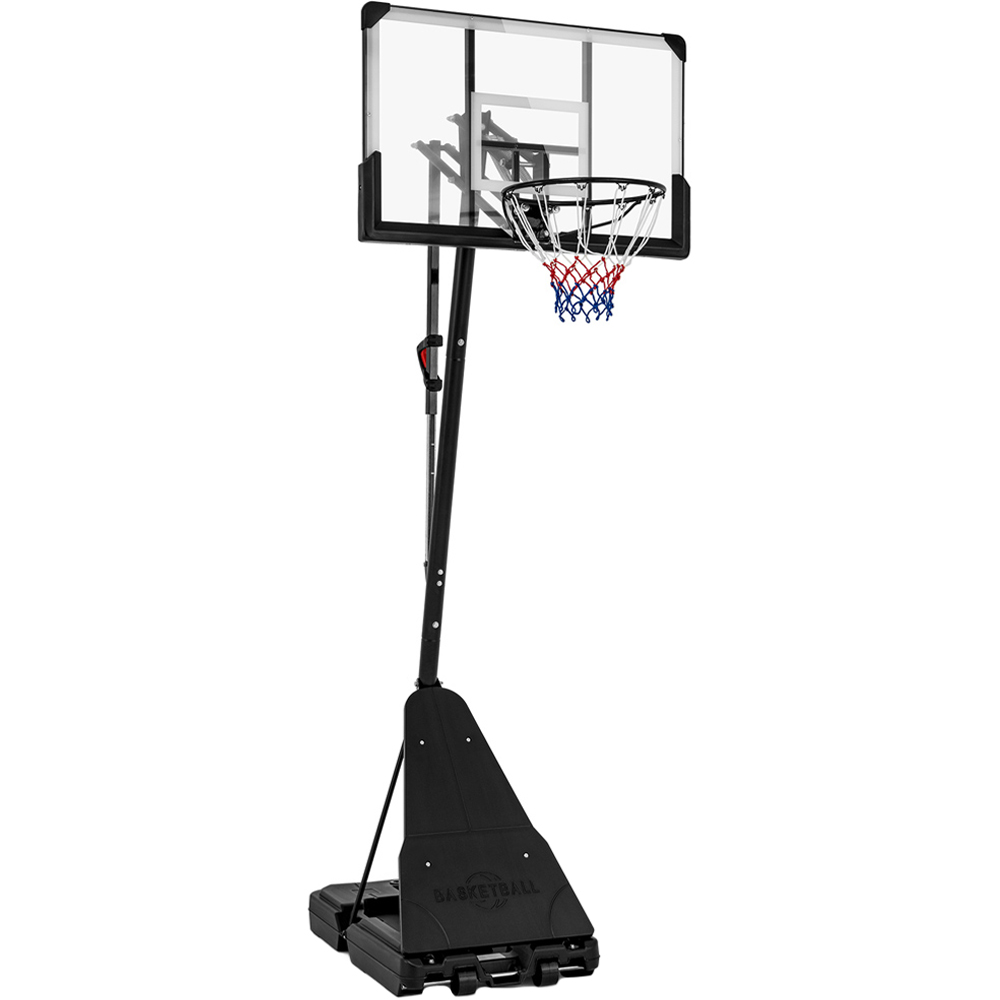 Costway Basketball Hoop System with Shatterproof Backboard and Rebounder 44 inch Image 1