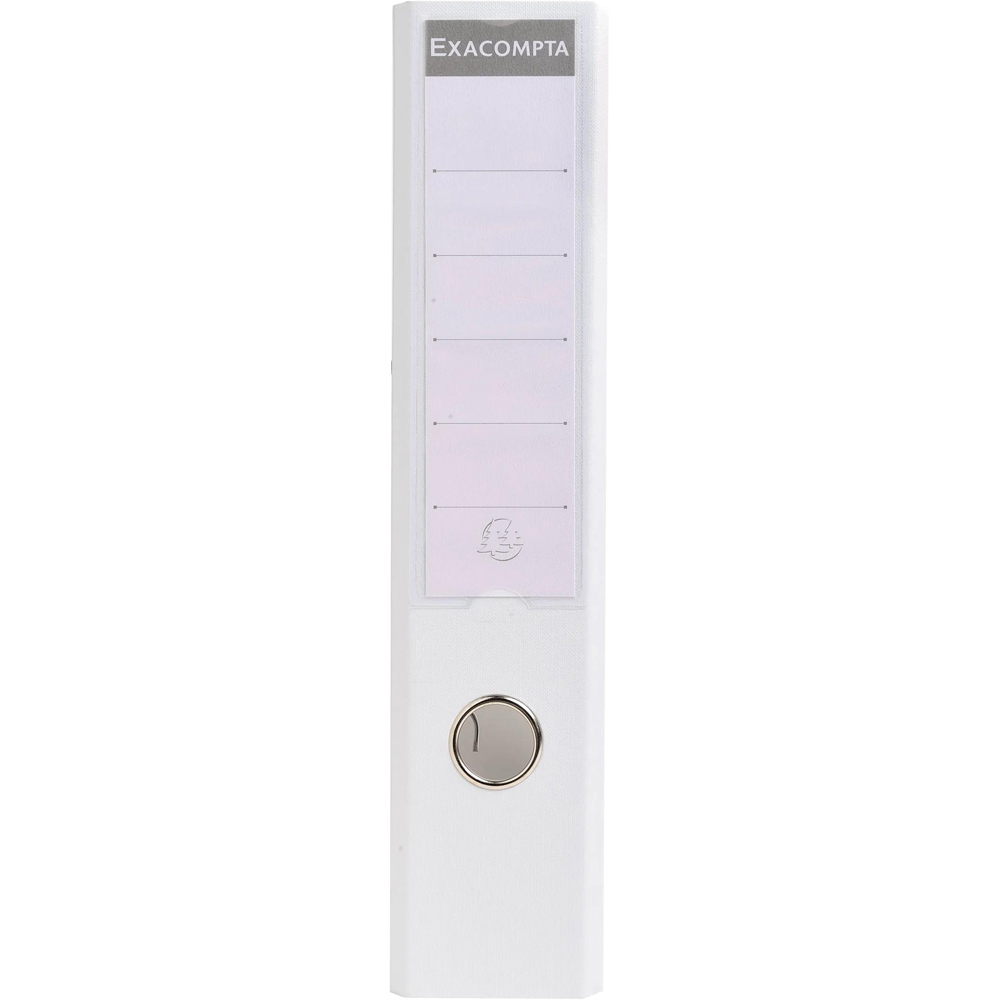 Exacompta PremTouch A4 White PVC Level Arch File 10 Pack Image 4