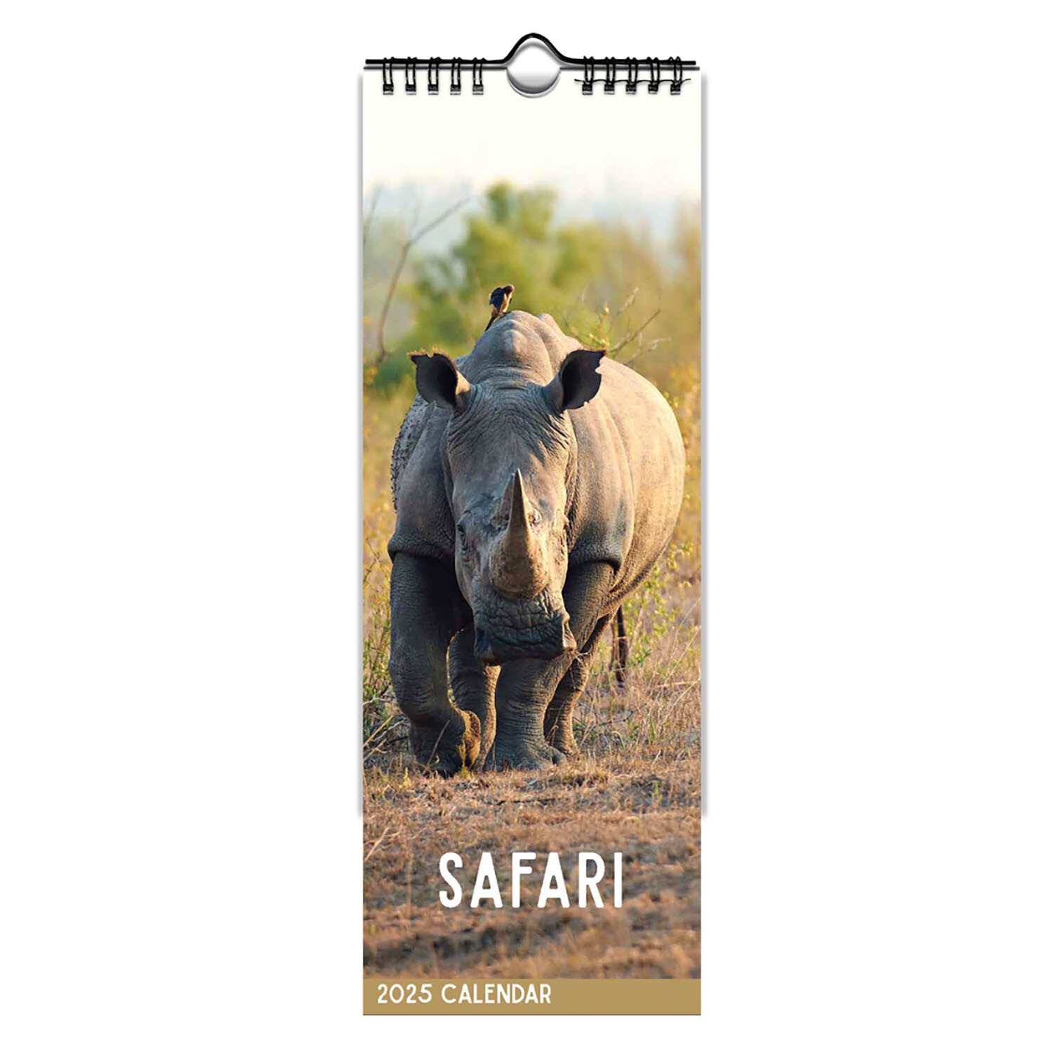2025 Wildlife Slimline Spiral Calendar - Multicolour Image 4