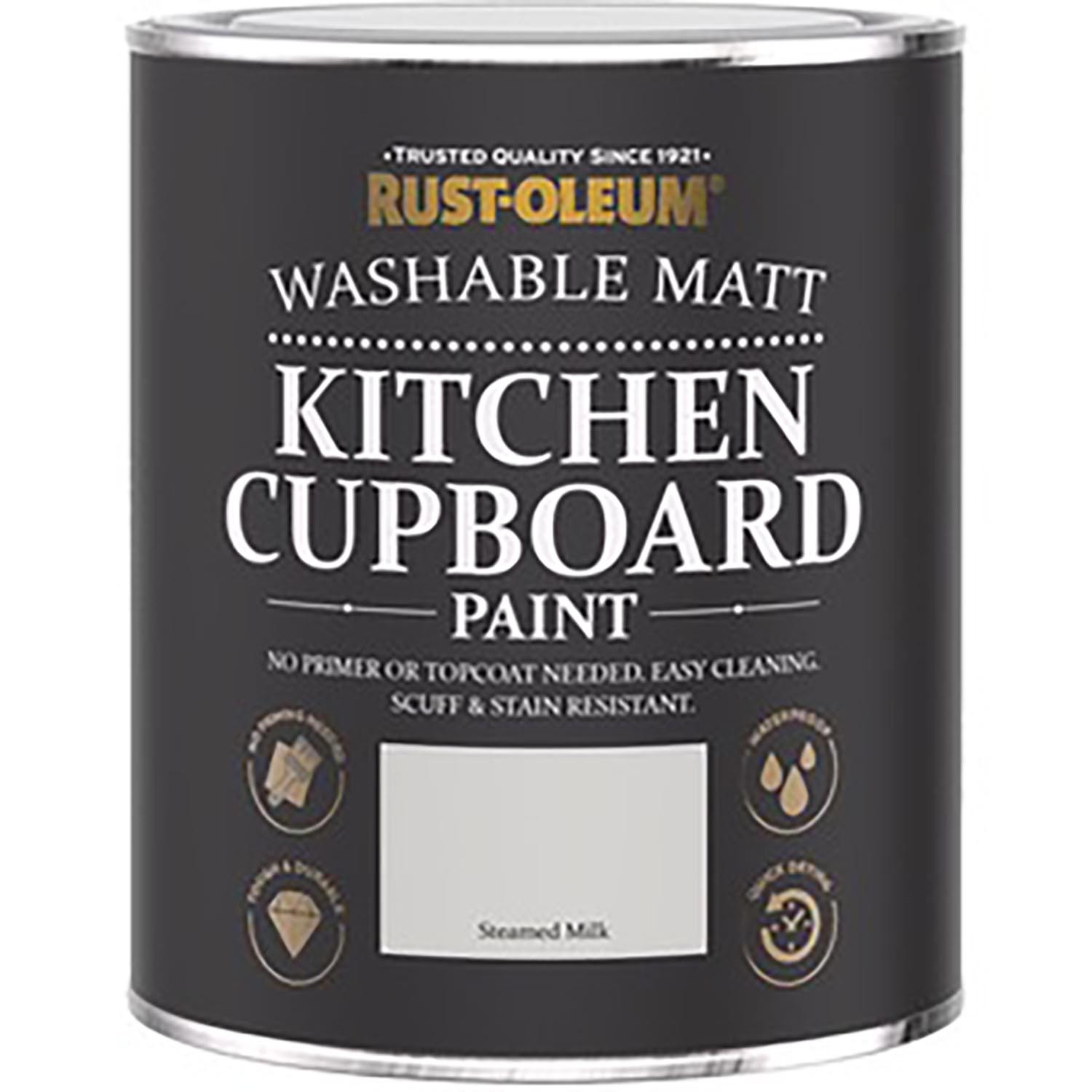 Rust-Oleum Kitchen Cupboard Steamed Milk Furniture Paint 750ml Image 2