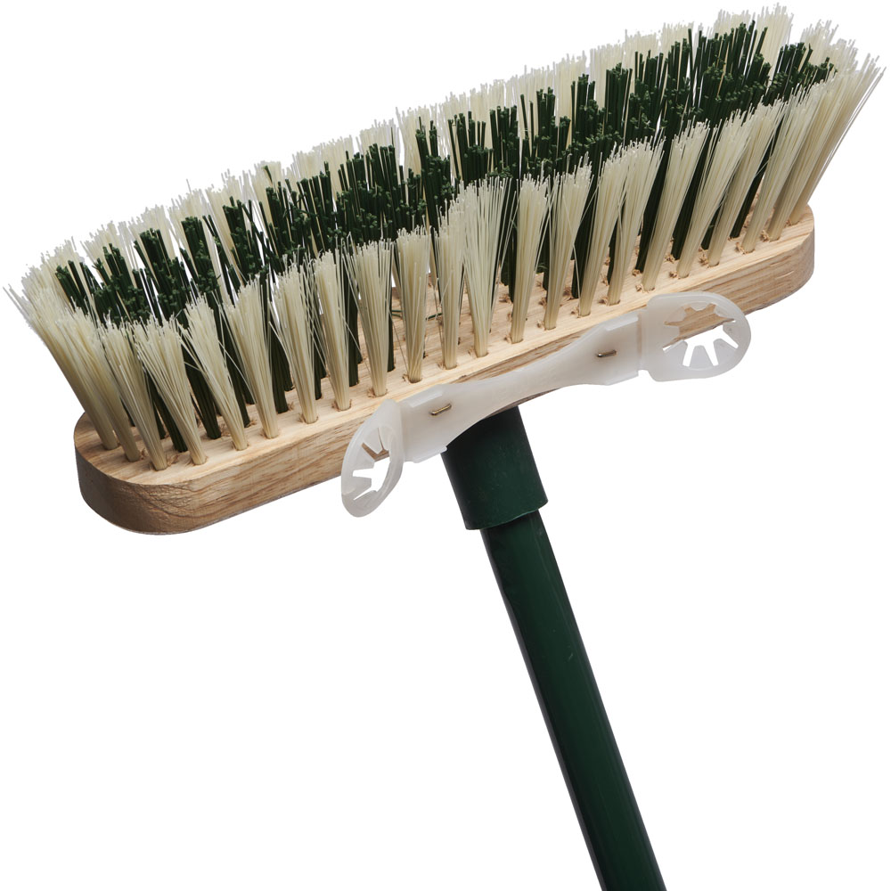 Charles Bentley Dual Fill Wooden Broom Wilko