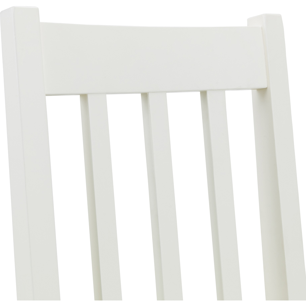 Julian Bowen Coxmoor Set of 2 Ivory Dining Chair Image 5