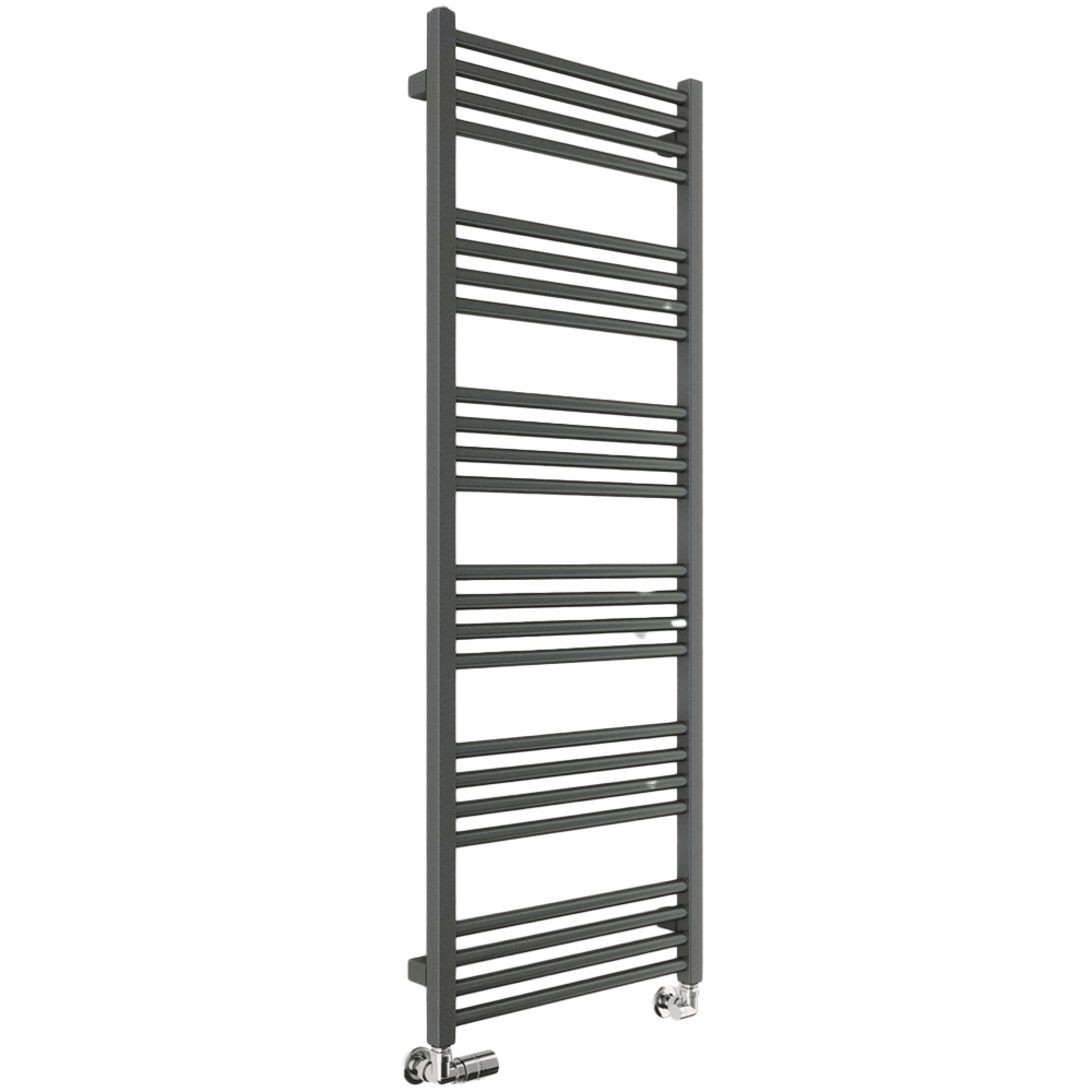 Terma Fiona 2002BTU Sparkling Grey Heated Towel Rail 1380 x 500mm Image 1