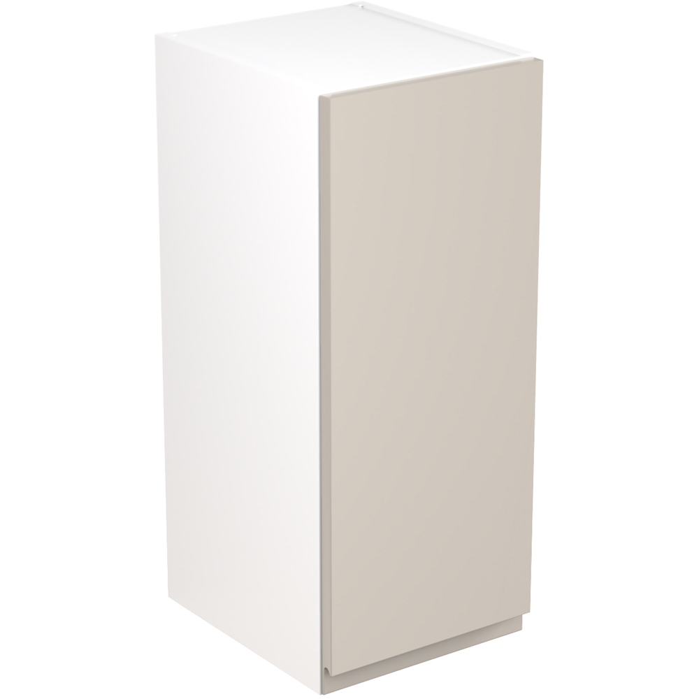 Kitchen Kit J-Pull Gloss Light Grey Wall Kitchen Cabinet Flatpack 300mm Image 1