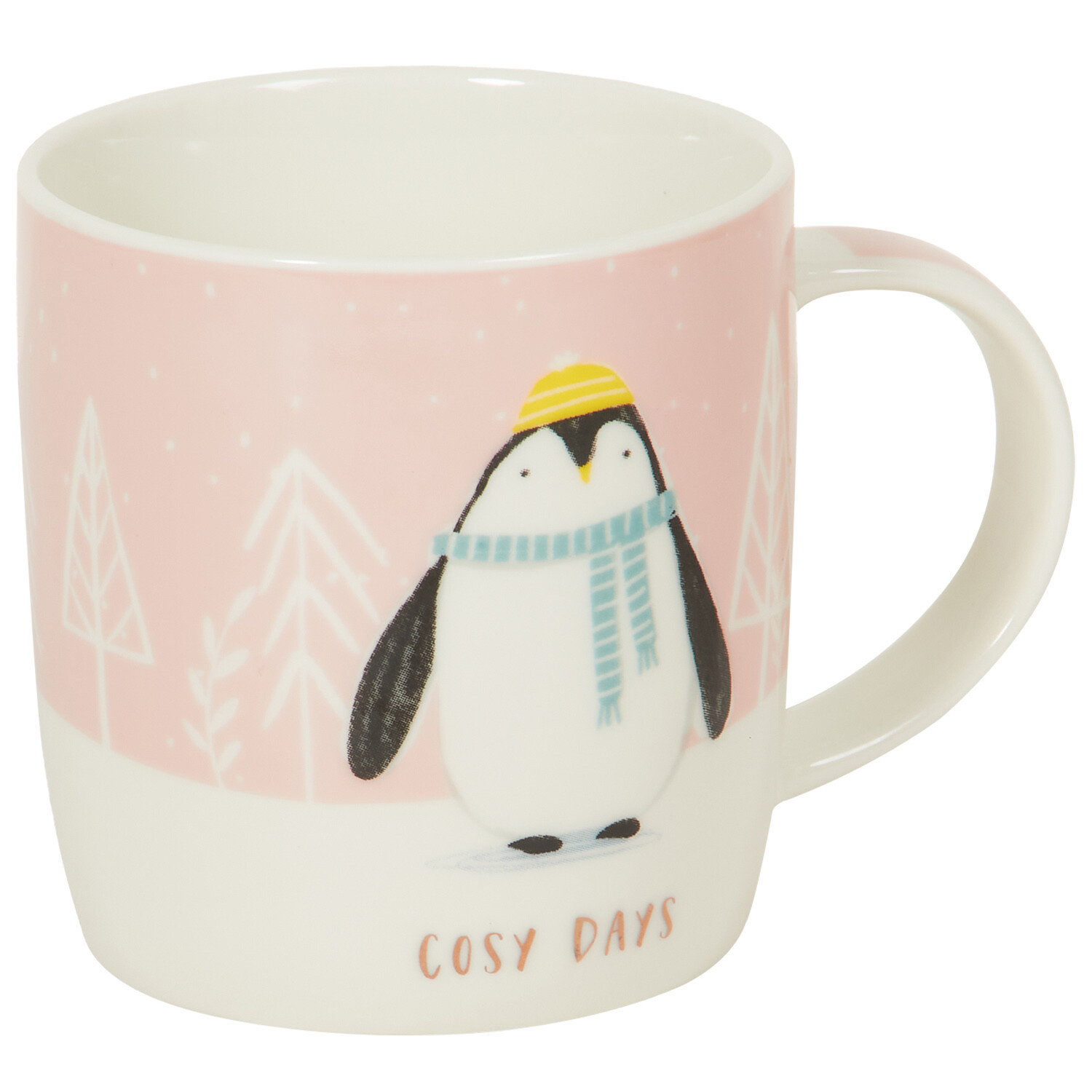 Winter Animals Mug Gold Detail  - Multicolour Image 3