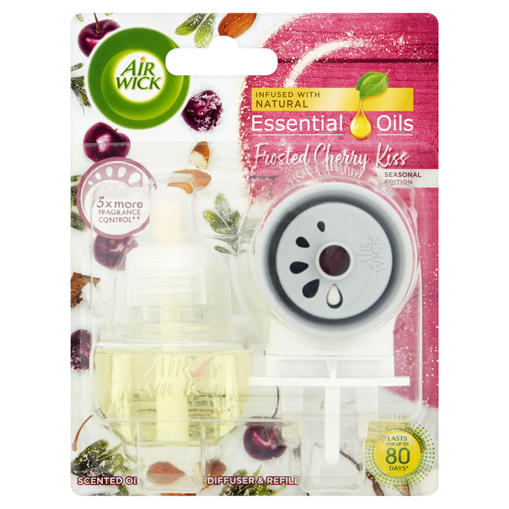 Air Wick Cherry Kiss Diffuser Unit and Refill 19ml Image