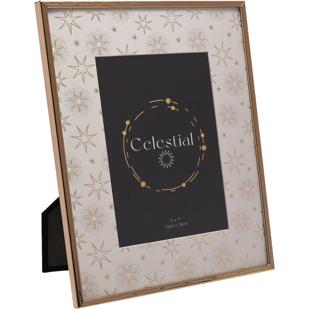 The Christmas Gift Co Celestial Gold Photo Frame 5 x 7 inch Image 3