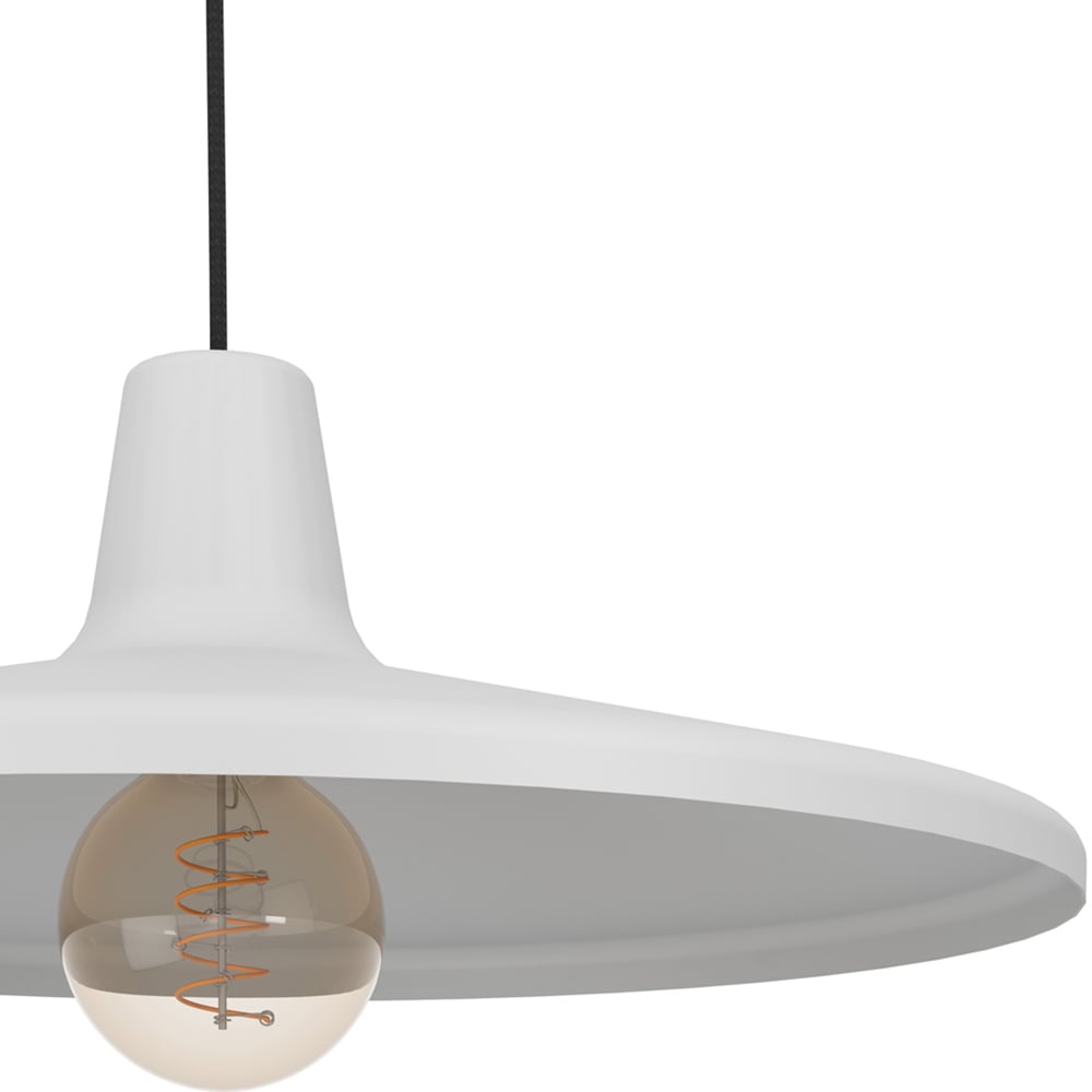 EGLO Miniere Black and Grey Steel Pendant Light Image 3