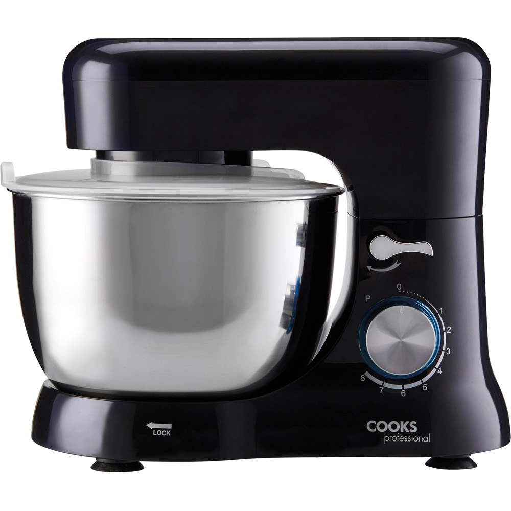 Cooks Professional G3136 Black 1000W Stand Mixer Image 1