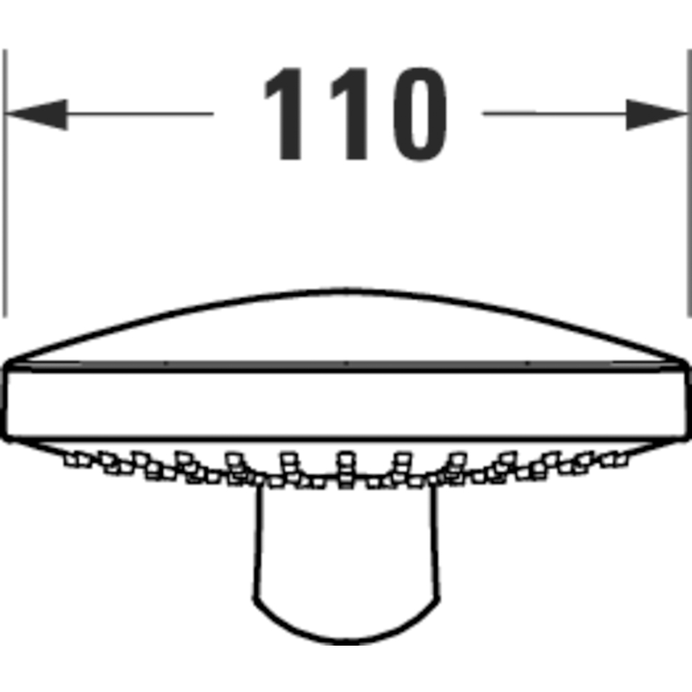 Duravit 1 Function Chrome Hand Shower Image 7