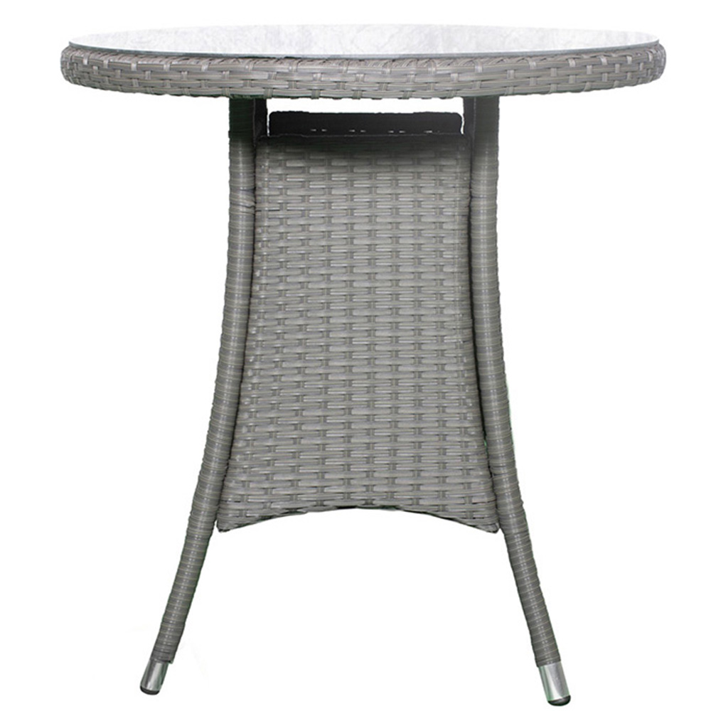 Royalcraft Nevada 2 Seater Round Bistro Set Grey Image 5