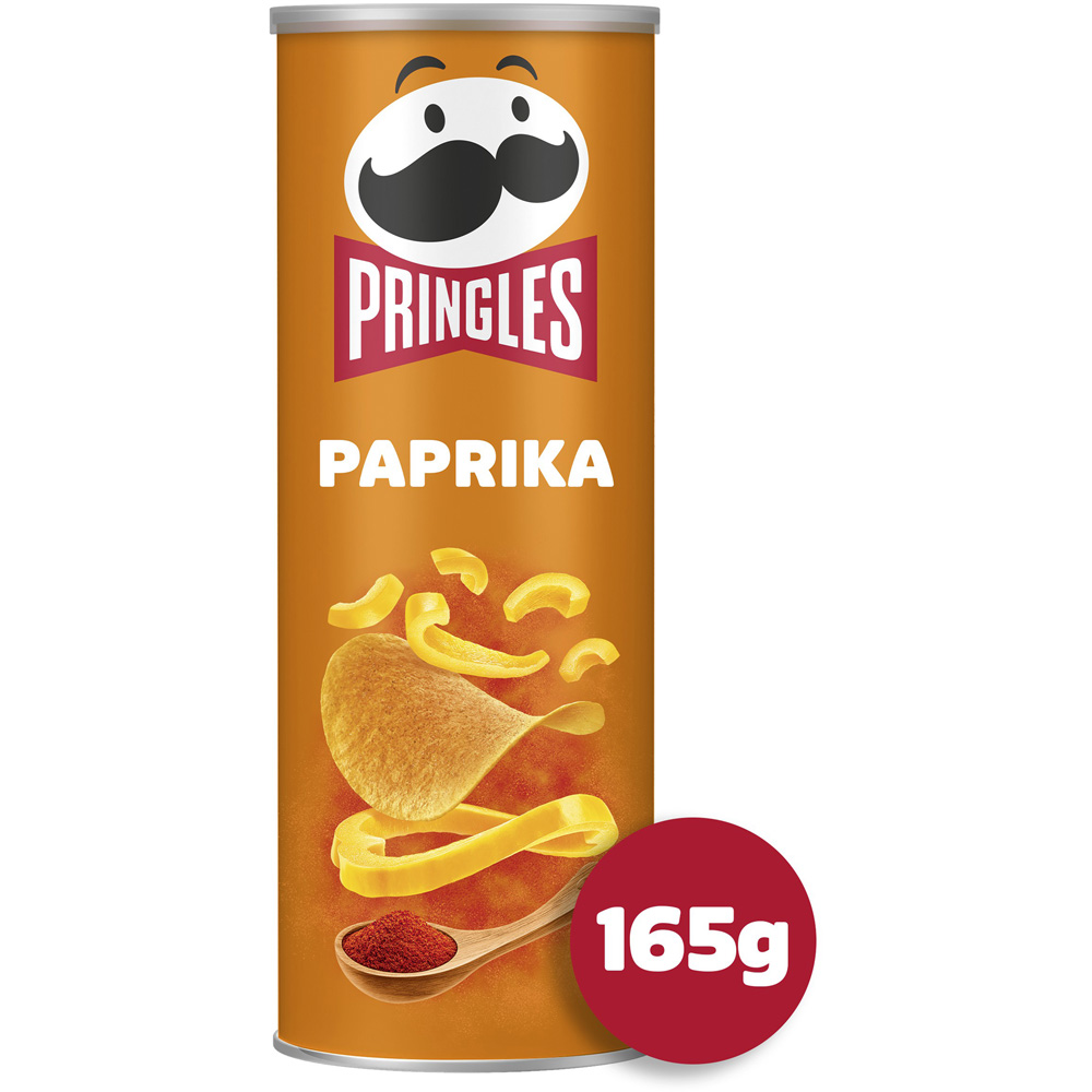 Pringles Paprika Sharing Crisps Can 165g | Wilko