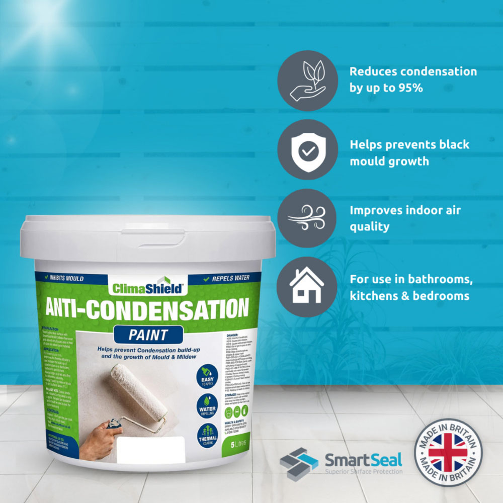 SmartSeal Devon Cream Anti-Condensation Paint 2.5L Image 4