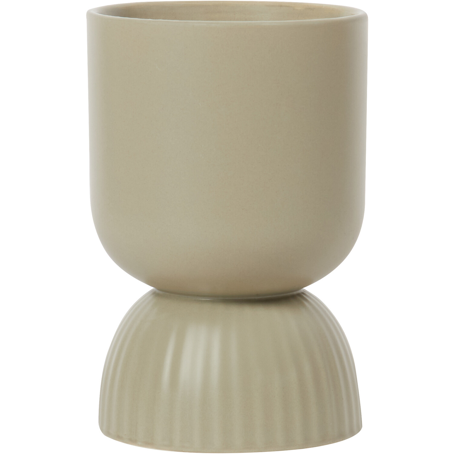 Cashmere Suede Ceramic Candle - Natural Image 1