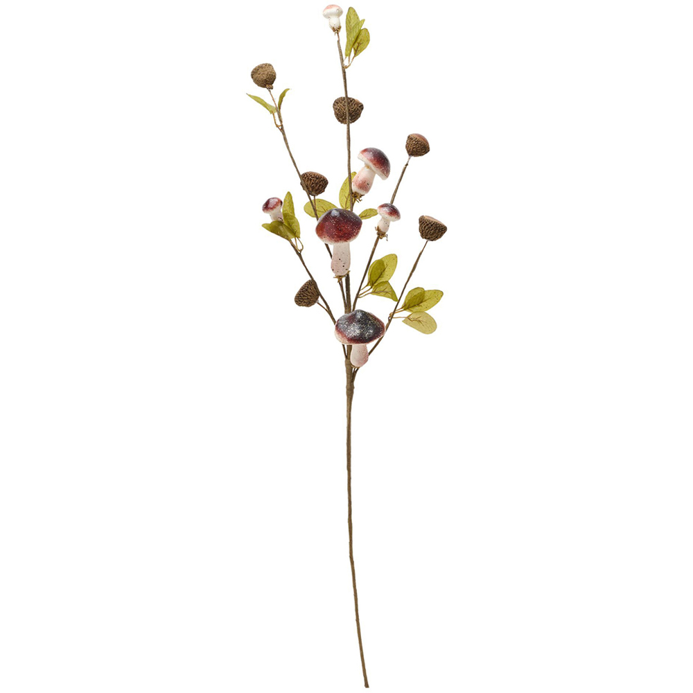 The Christmas Gift Co Mushroom Branch Decoration Image 1