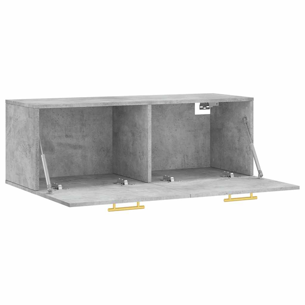vidaXL 2 Door Concrete Grey Wall Cabinet Image 6