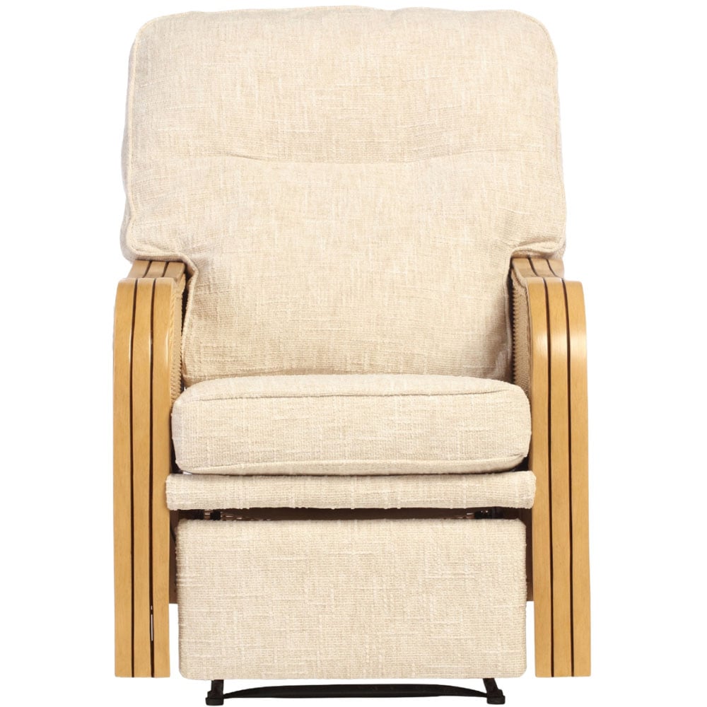 Desser Furniture Paris Cotton Cream Recliner Chair Image 5