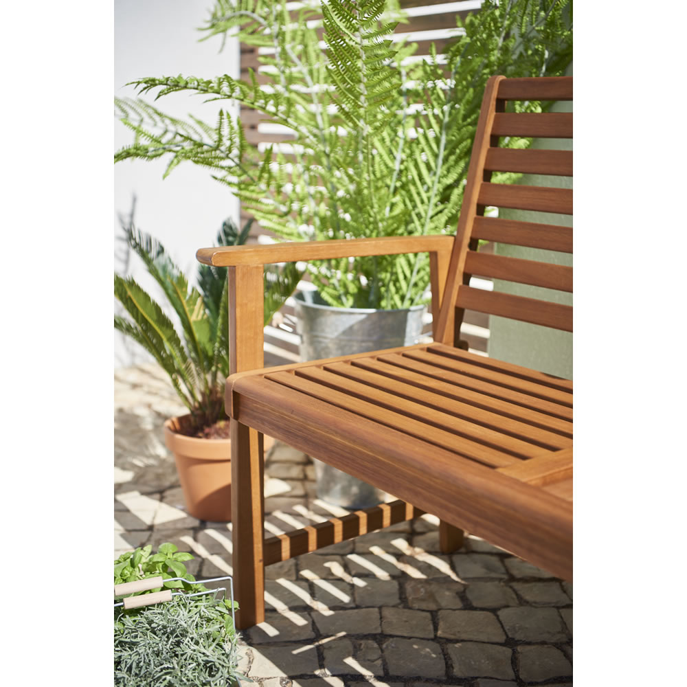 Wilko FSC Wooden Garden Bench Image 4