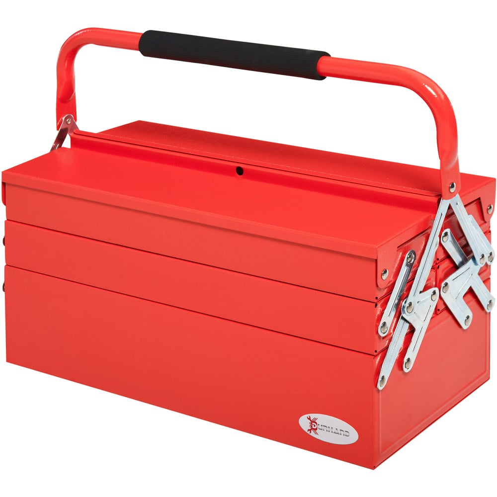 DURHAND 5 Tray Steel Tool Box Image 1