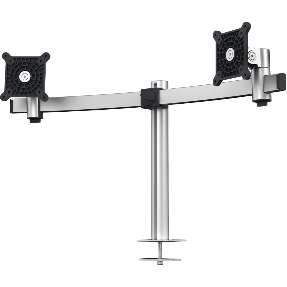 Durable Monitor Mount Pro for 2 Screens Through Desk Clamp Attachment Image 6