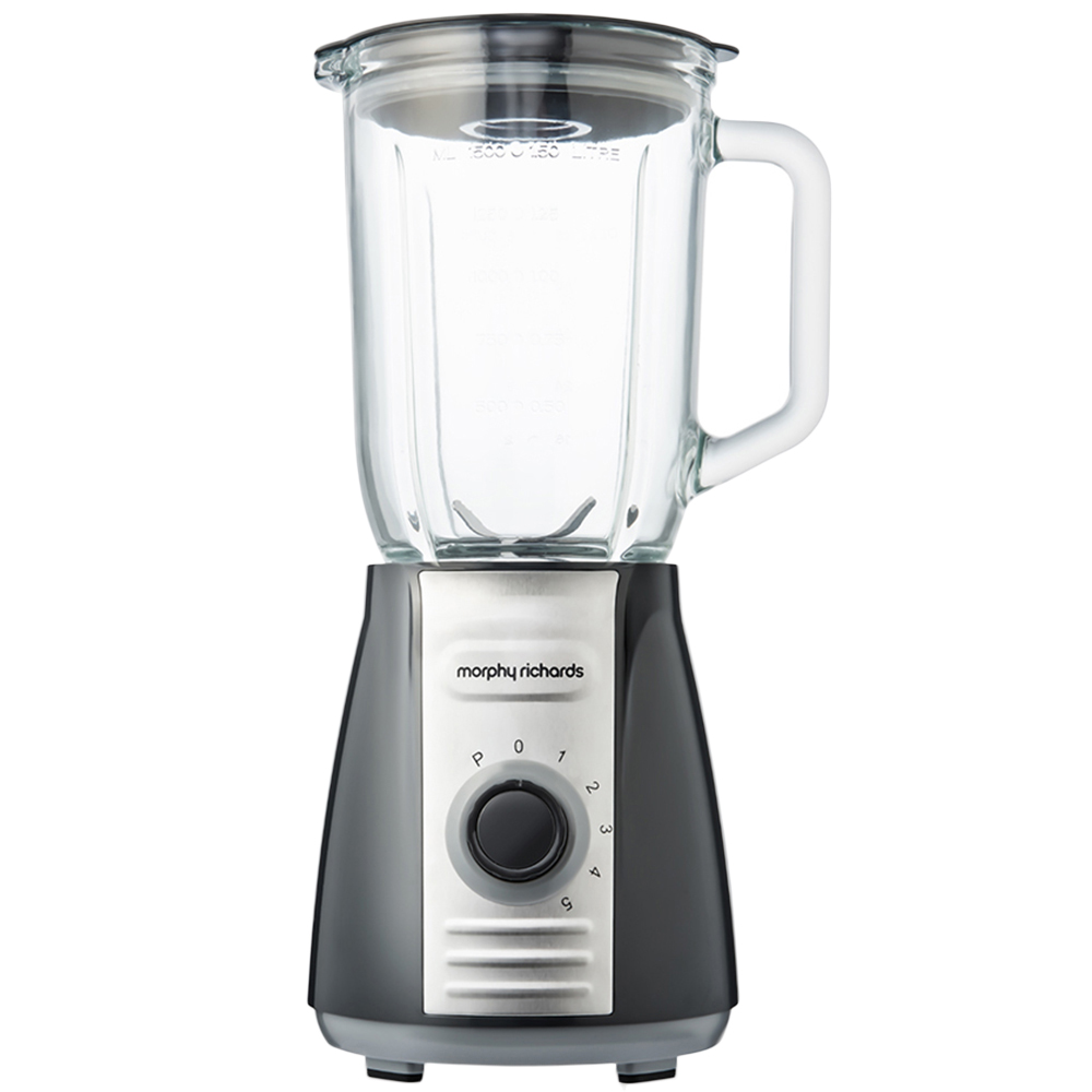 Morphy Richards 638198 Total Control Grey Table Blender 400W Image 1
