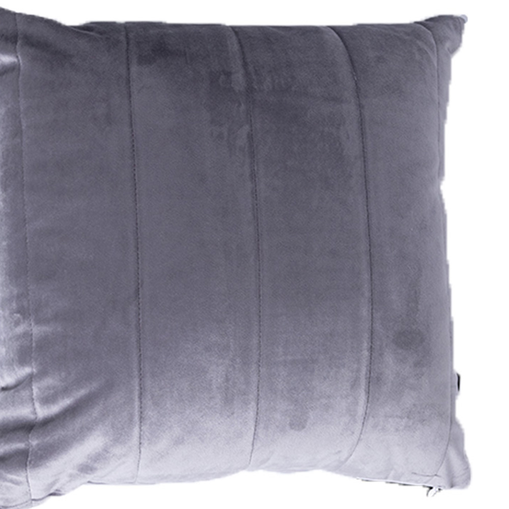 Serene Verona Charcoal Cushion 40 x 40cm Image 3