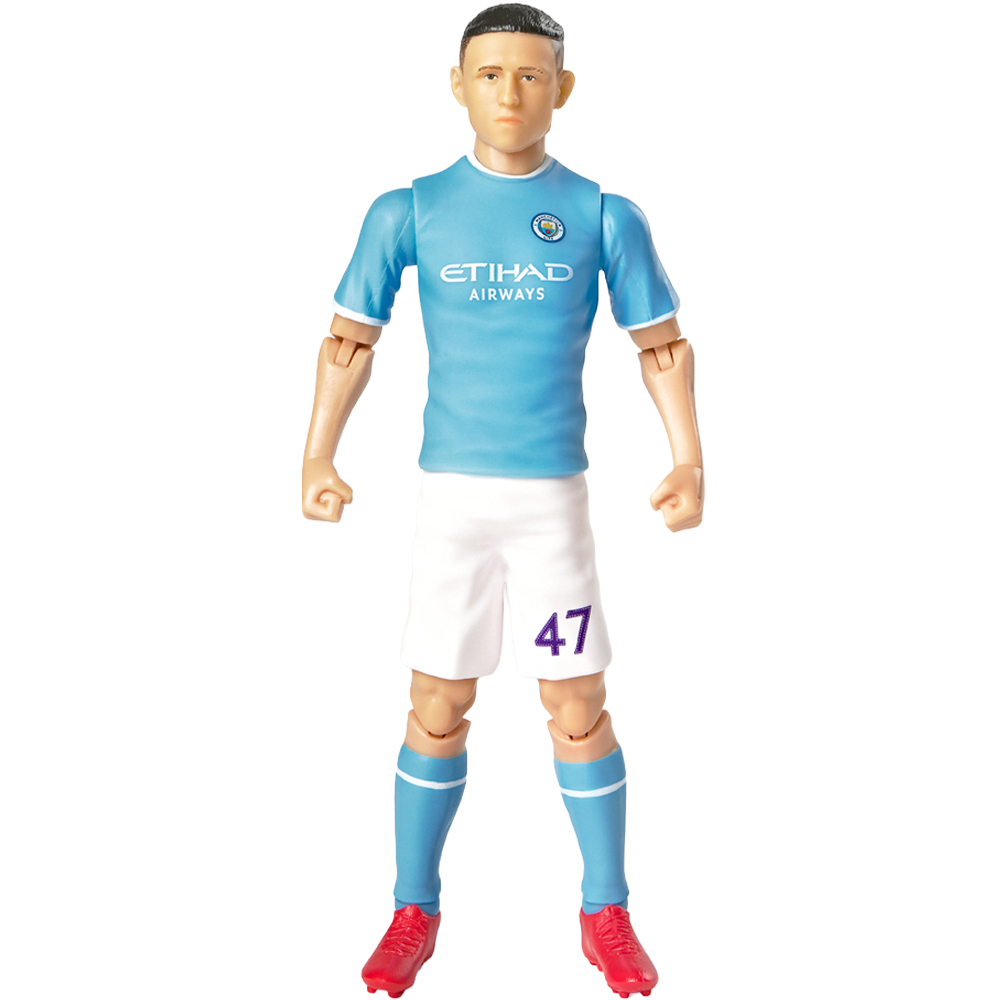 Banbo Foden Manchester City Fully Articulated Football Figurine Image 1