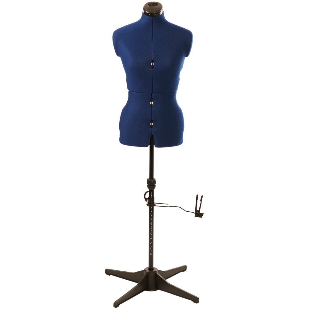 Sewing Online 023816-NVY Navy Adjustable 8-Part Dressmakers Dummy with Hem Marker Small Image 2