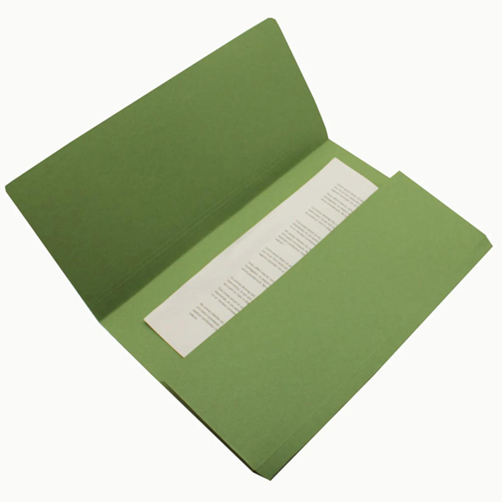 Exacompta Guildhall Green A4+ Manilla Document Wallet 50 Pack Image 5