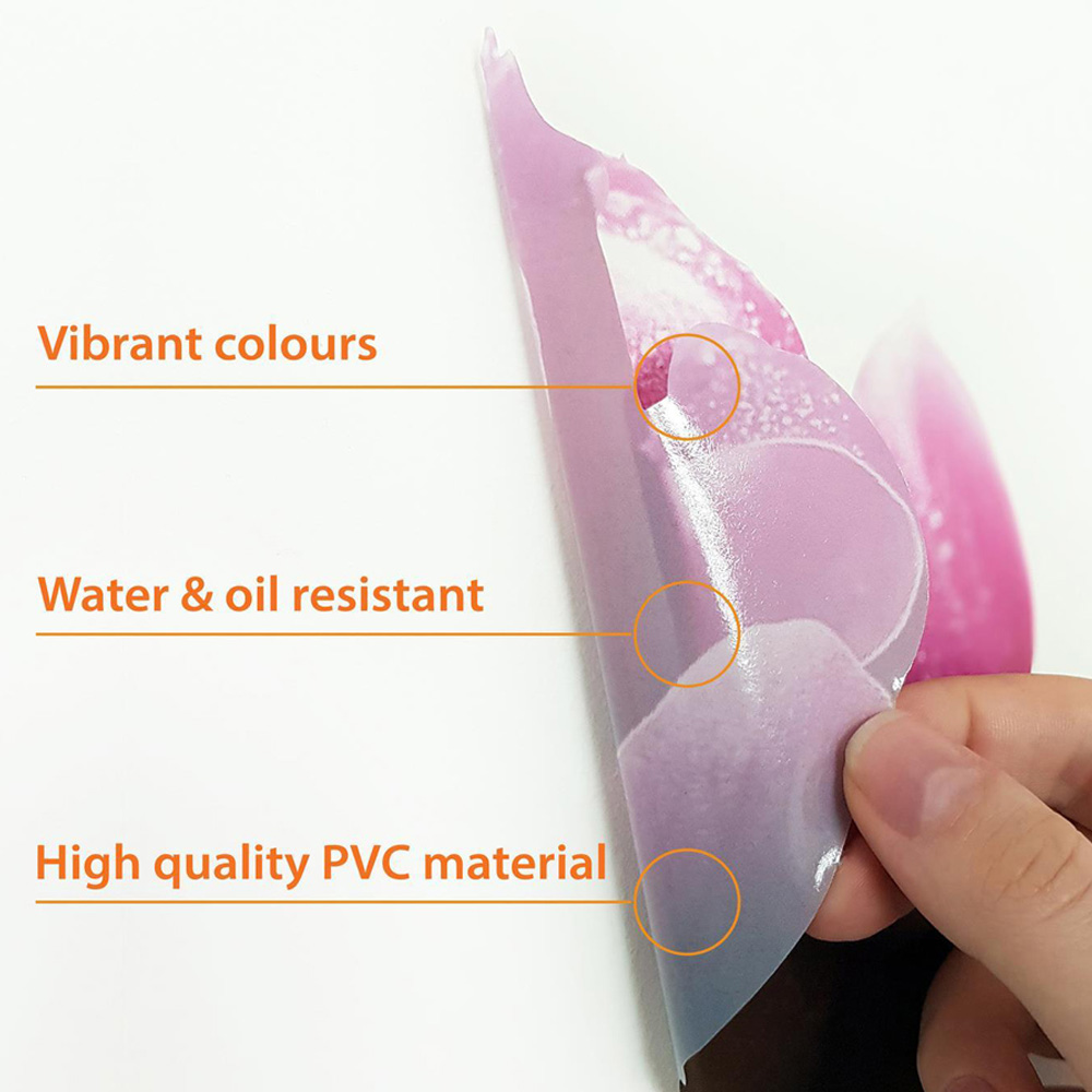 Walplus Blue and Pink Flower Theme Wall Stickers Image 6