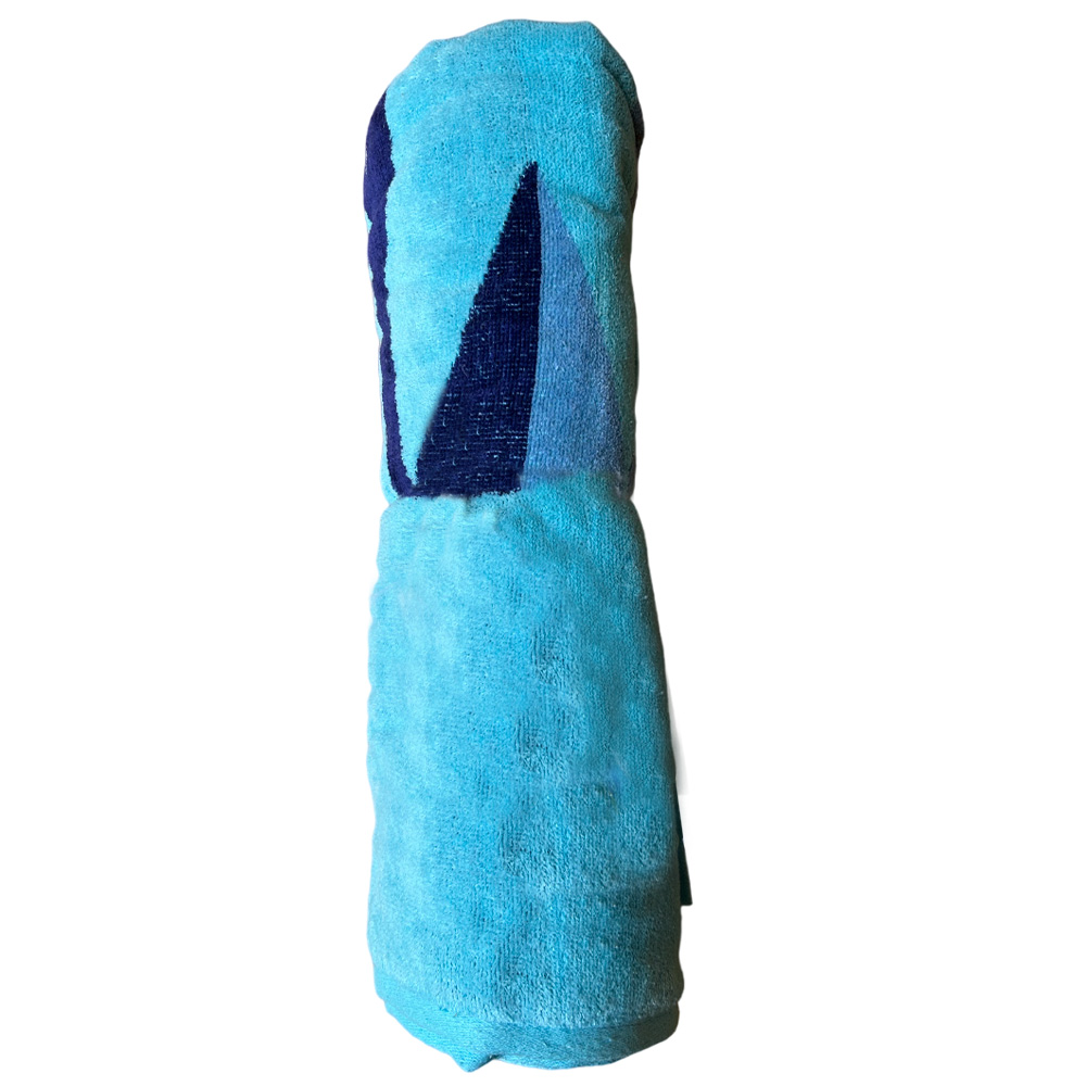 Eco Tex Recycled Cotton Blue Surfboard Beach Towel Image 1