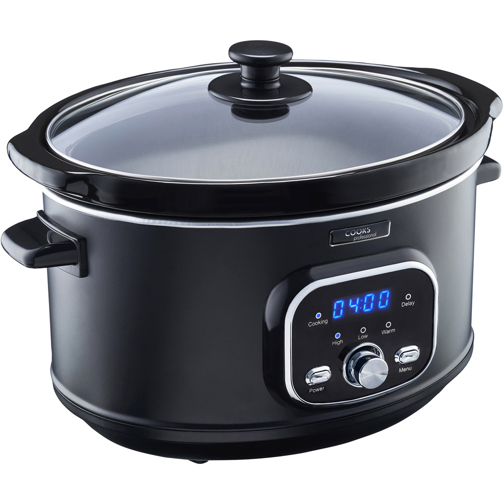 Cooks Professional K113 Black 3.5L Digital Slow Cooker Image 1