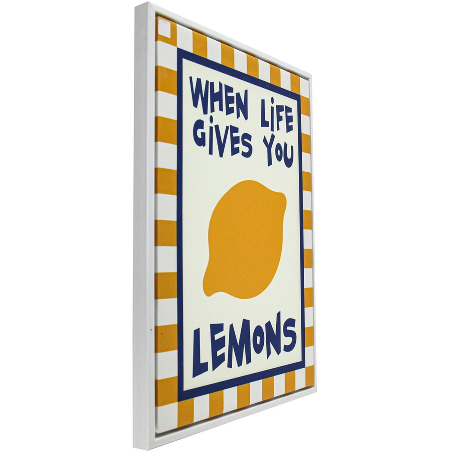Graphic Slogan Framed Art Image 6
