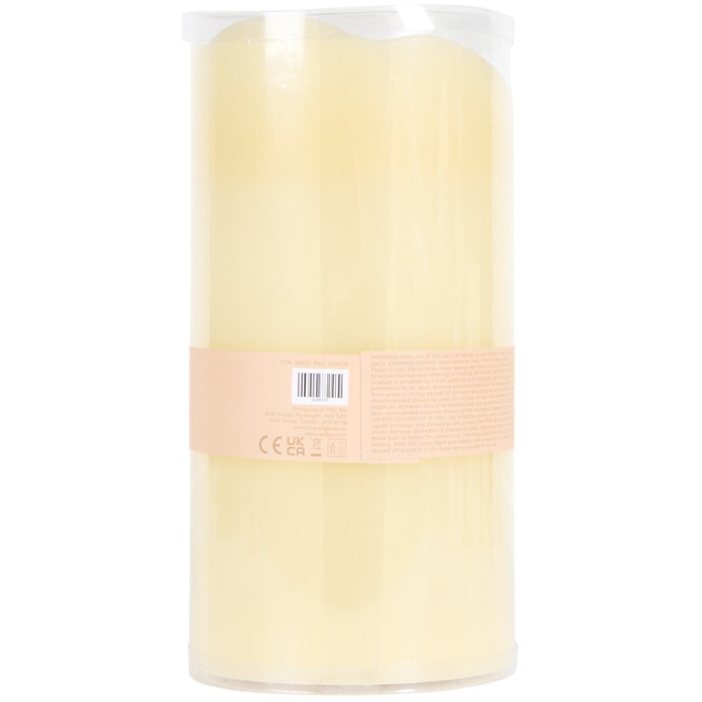 Flicker Blow Out LED Candle  - Neutral / 25cm Image 2