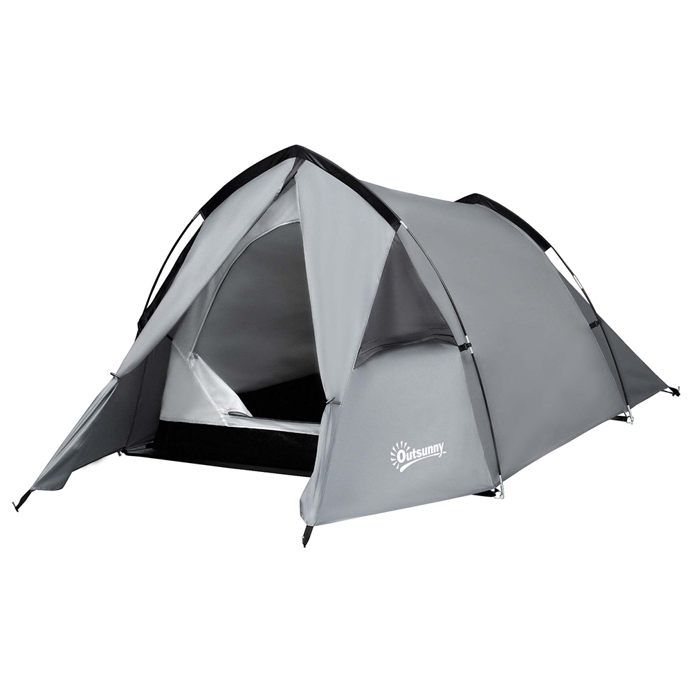 Outsunny 1-2 Person Camping Tunnel Tent Image 1