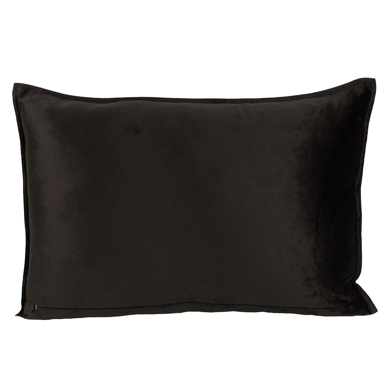 Alba Velvet Cushion - Black Image 2