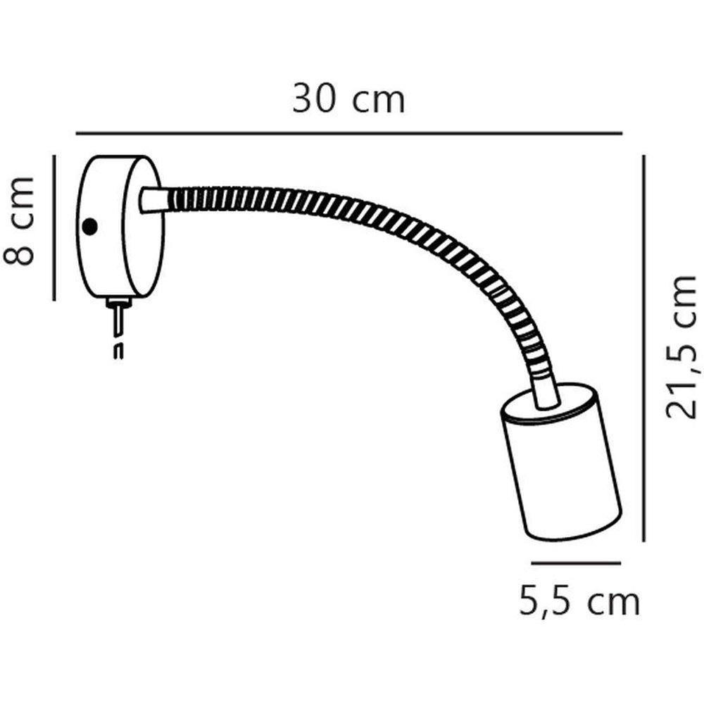 Nordlux Explore Flex Black Adjustable Wall Light Image 3