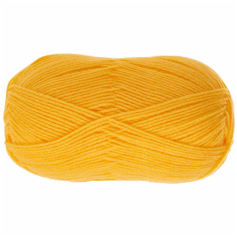 Wilko Double Knit Yarn Yellow 100g Image 4