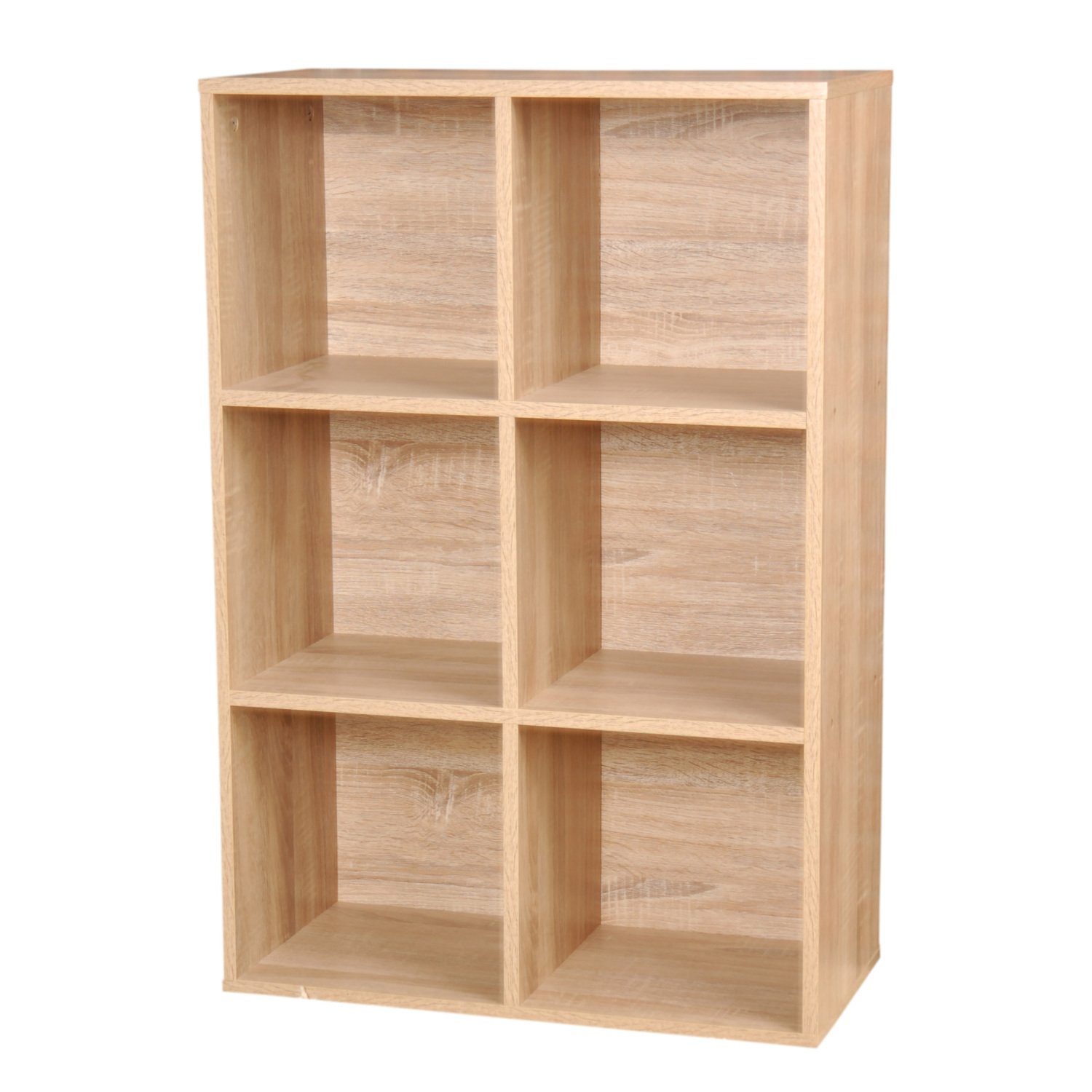 Cuba 6 Compartment Sonoma Oak Storage Unit Image 3