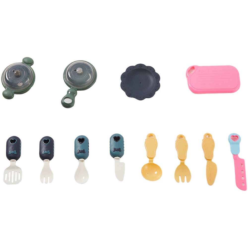 Tommy Toys 43 Piece Kids Green Interactive Kitchen Play Set Image 5