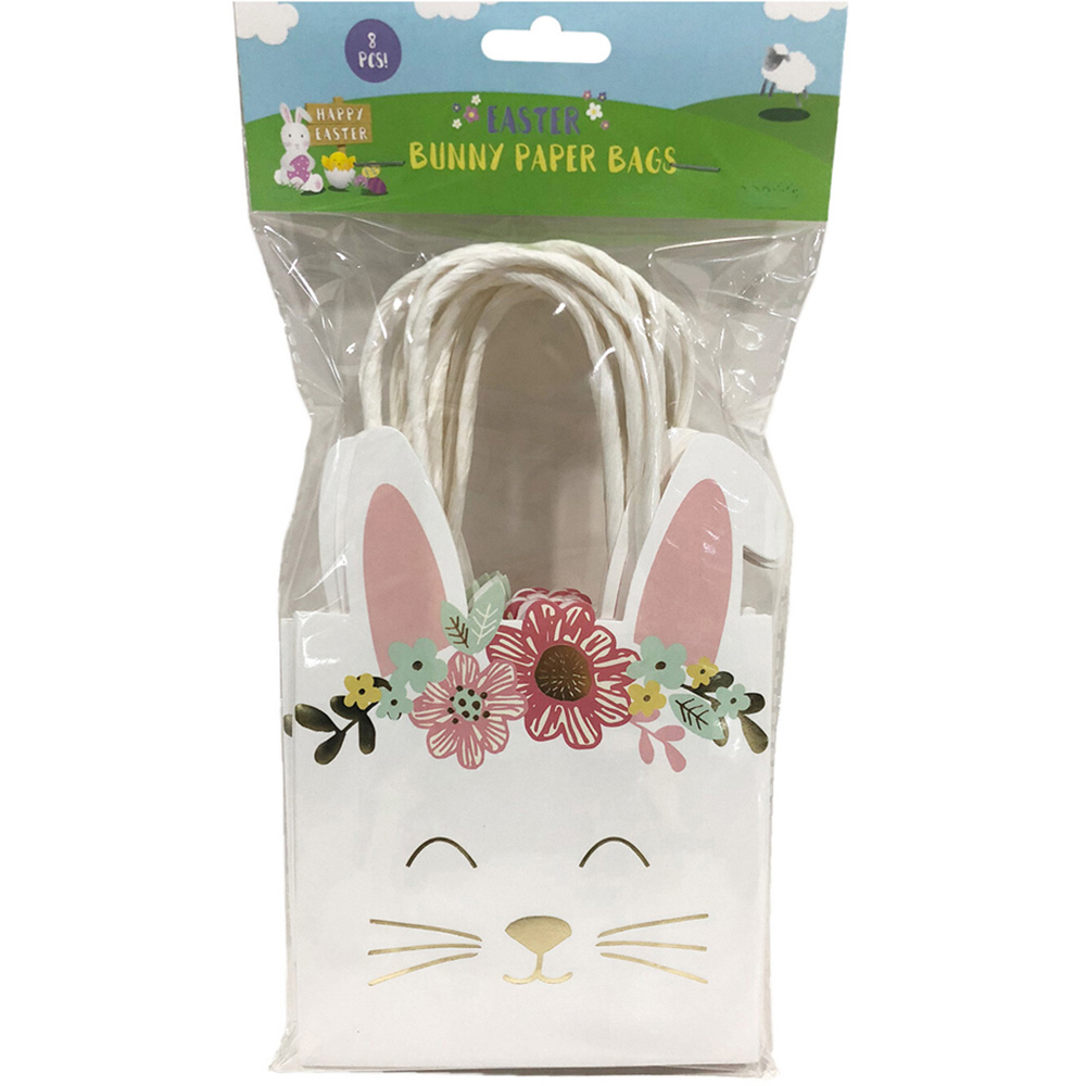 Easter Bunny Paper Bag 8 Pack Image