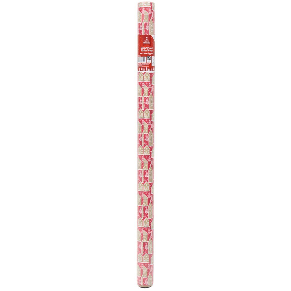 Gingerbread House Gift Wrap Image 3