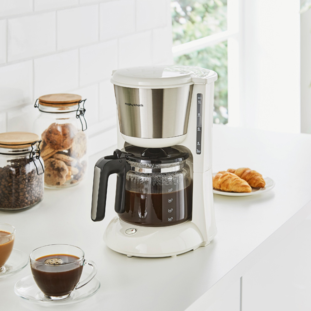 Morphy Richards 162504 Cream Equip 1.2L Filter Coffee Machine Image 2
