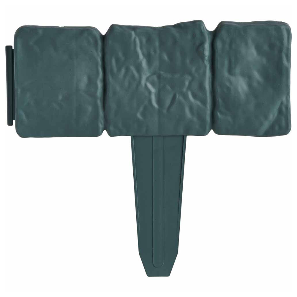 Wilko Cobble Effect Interlocking Lawn Edging 25 x 23.5cm 10 Pack Wilko