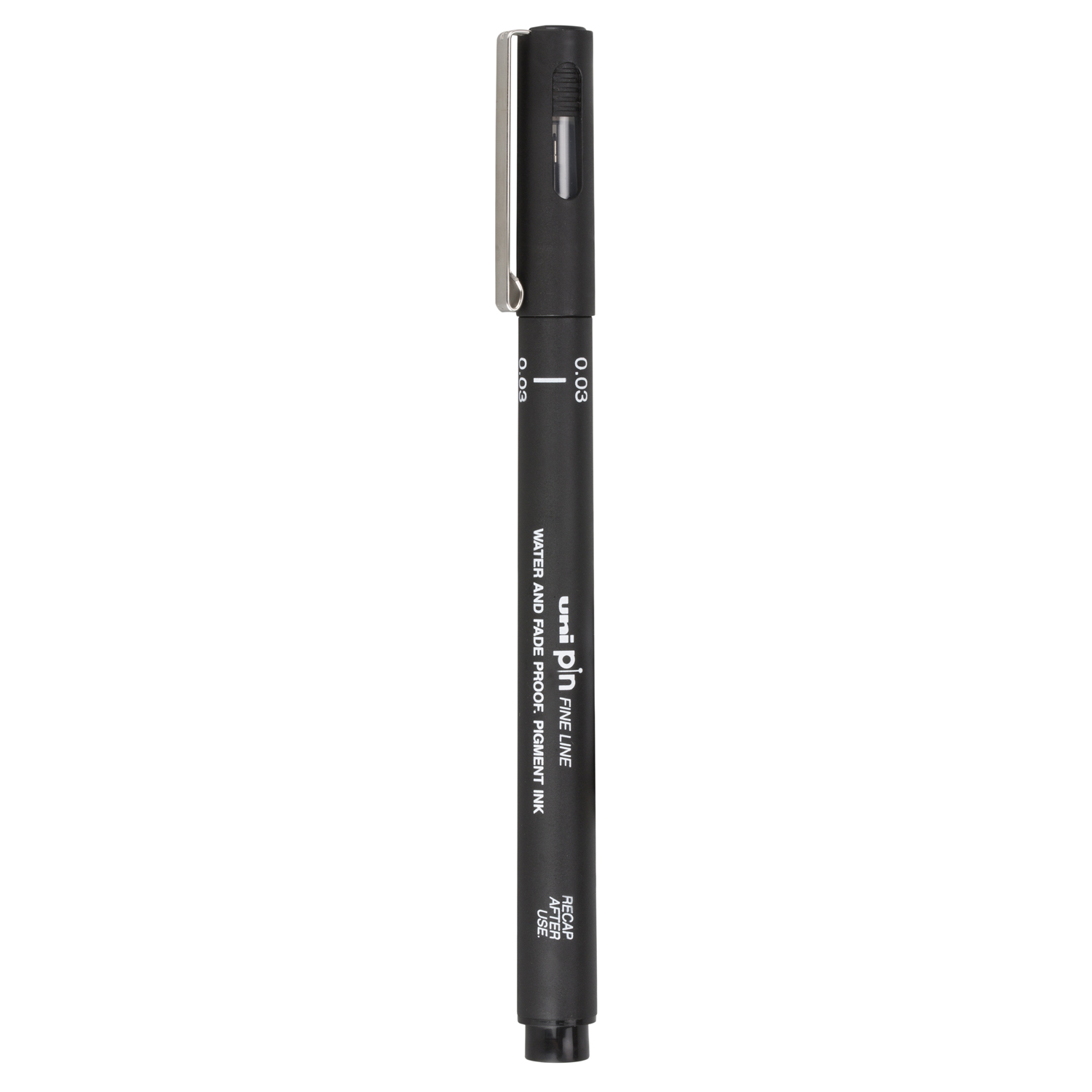 Uniball Pin Fine Liner Drawing Pen - Black / 0.03mm Image 1