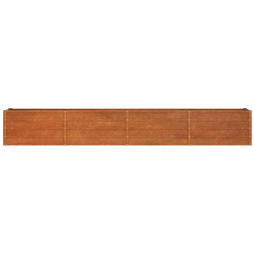 vidaXL Rusty Corten Steel Raised Garden Bed 320 x 40 x 45cm Image 3