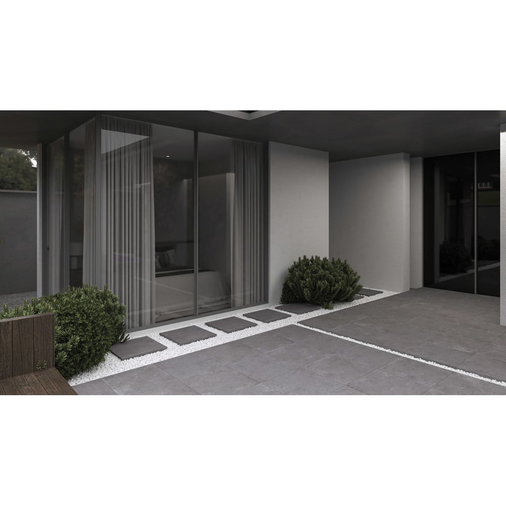 Bien Grava Gris Porcelain Paving 60 x 60cm 60 Pack Image 3